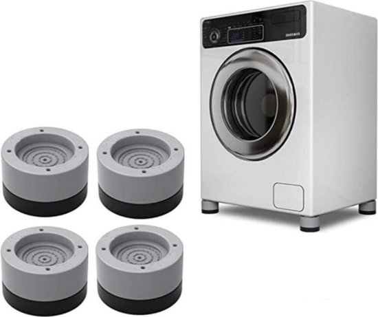 wasmachine verhoger 6 cm anti vibratie pads non slip multitool ook