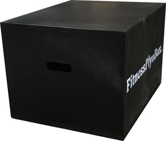 plyo box zwart 40x50x60 cm