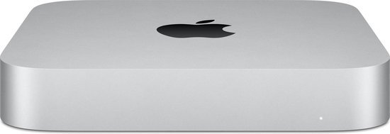 apple mac mini 2020 m1 chip 8 gb 256 gb ssd mini pc zilver