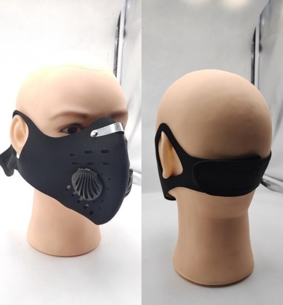 auora elevation mask trainingsmasker zuurstofmasker zwart