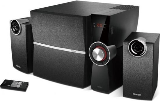 edifier c2xd 21 speakerset zwart