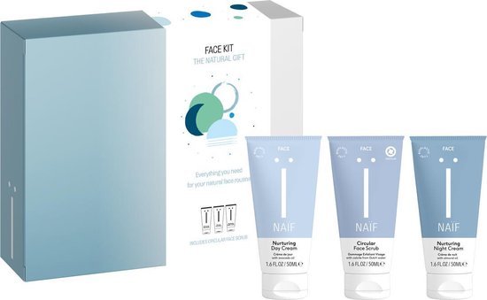 naif face kit 3 gezichtsverzorging producten geschenkset