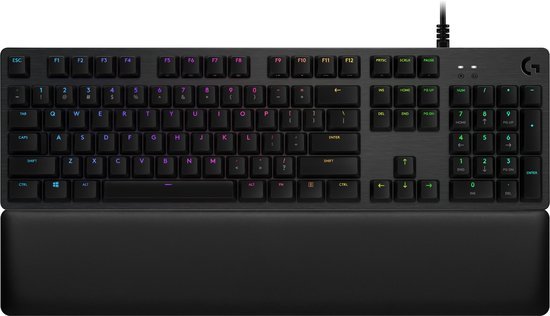 logitech g513 clicky mechanisch gaming toetsenbord us international layout