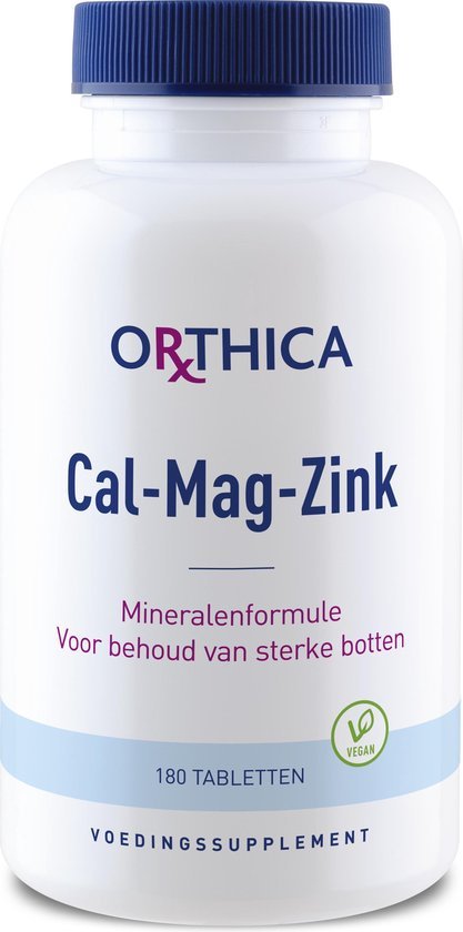 orthica cal mag zink mineralen voedingssupplement 180 tabletten