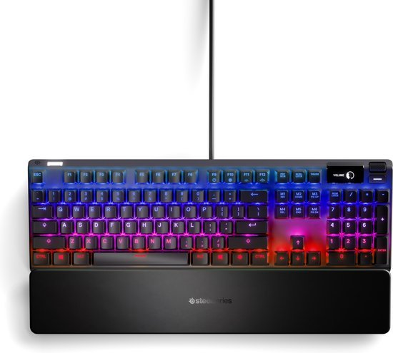 steelseries apex pro qwerty mechanisch gaming toetsenbord omnipoint switch