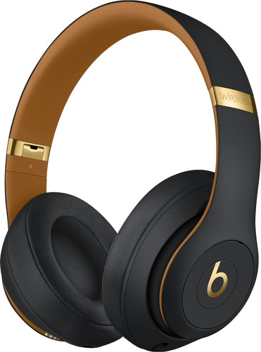 beats studio3 wireless zwart goud