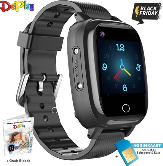 deplay 4g kidswatch smartwatch kinderen gps horloge kind gps tracker 4
