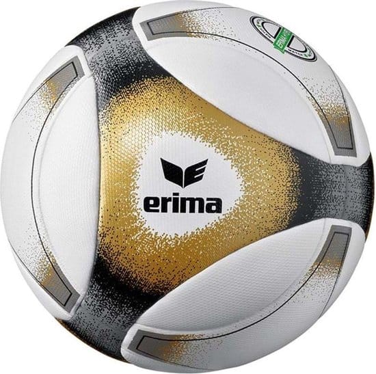 erima hybrid match wedstrijdbal maat 5 zwart goud wit