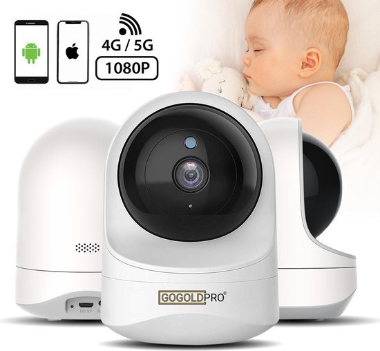 gogoldpro babyfoon babyfoon met camera beveiligingscamera wifi