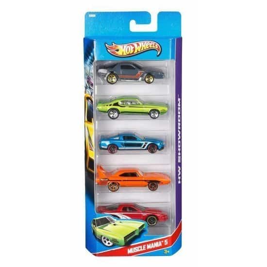 hot wheels cadeauset met 5 autos speelgoedvoertuig 1
