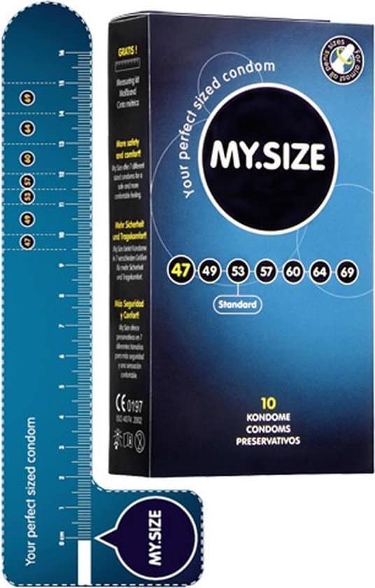 mysize 47 mm condooms 10 stuks