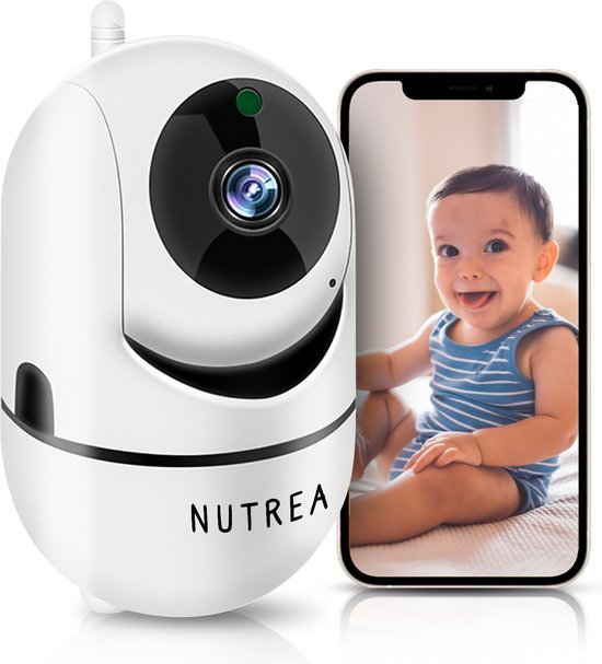 nutrea babyfoon met camera en app huisdiercamera camera beveiliging