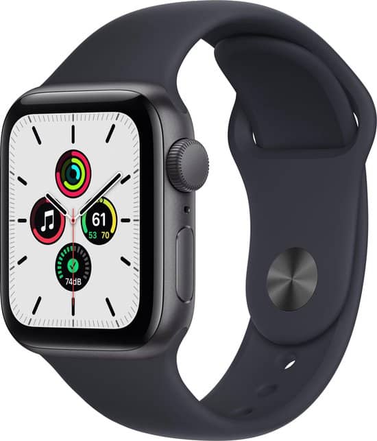 apple watch se 2021 smartwatch 40mm spacegrijs