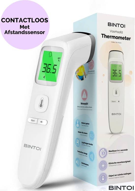 bintoi xe200 thermometer voorhoofd temperatuurmeter koortsthermometer 1