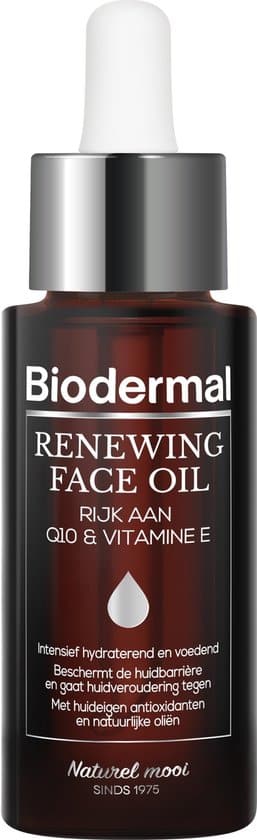 biodermal gezichtsolie renewing face oil met krachtige huideigen
