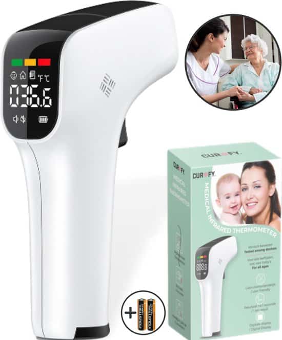 curify infrarood thermometer als beste getest contactloze