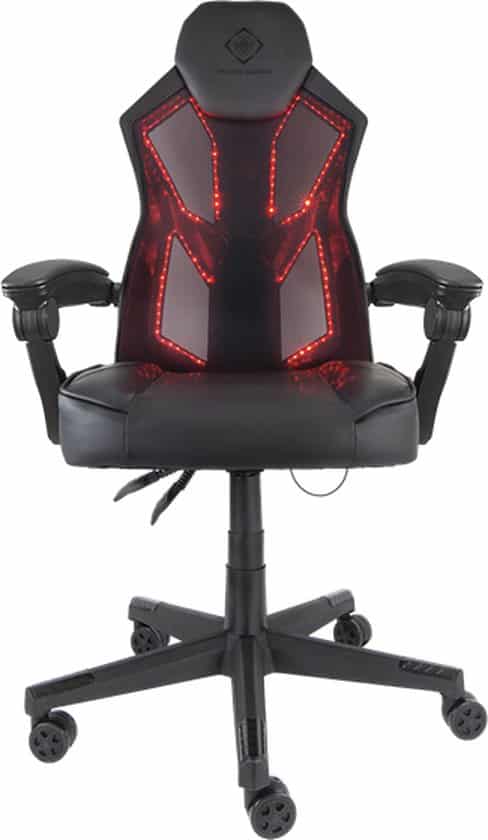 deltaco gaming gam 086 gamingstoel met rgb verlichting en