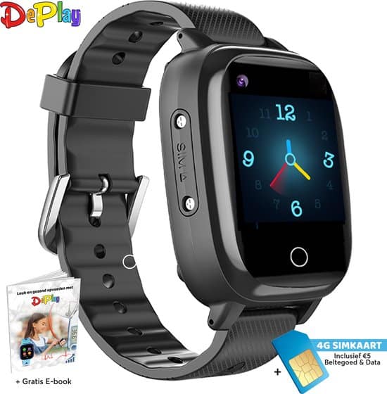 deplay 4g kidswatch smartwatch kinderen gps horloge kind gps tracker