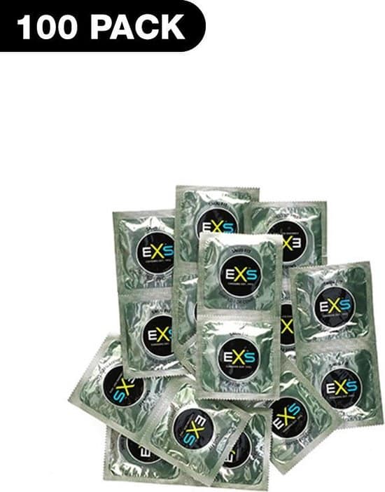 exs snug fit condoms 100 pack