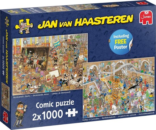 jan van haasteren a trip to the museum puzzel 2 x 1000 stukjes without gift 1