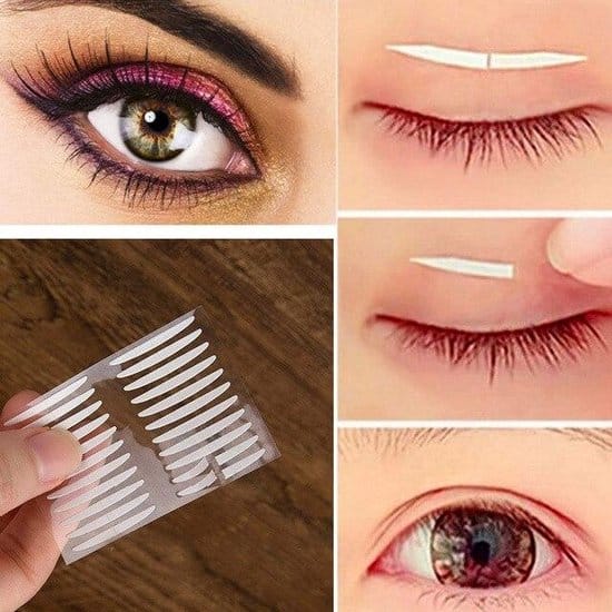 144 stuks zeer effectieve ooglid stickers verbeterde onzichtbare ooglid