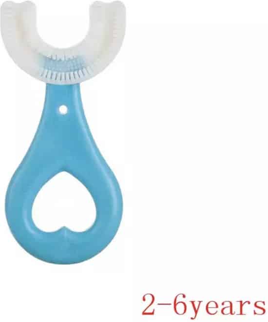 360 graden u vormige baby tandenborstel bijtringen zachte siliconen 1 1