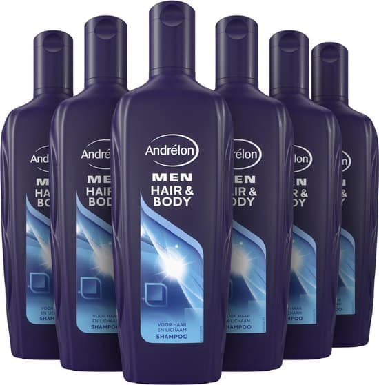 andrelon classic shampoo hair body 6 x 300 ml voordeelverpakking 1