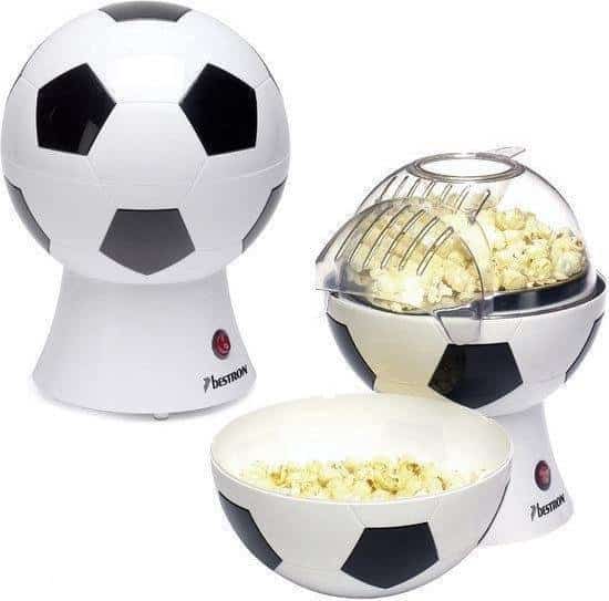 bestron apm1008 voetbal popcornmaker wit zwart 1