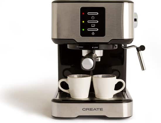 create barismatic espressomachine zilver geschikt voor cappuccino en