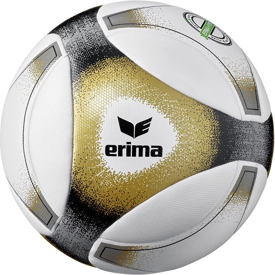 erima hybrid match wedstrijdbal maat 5 zwart goud wit