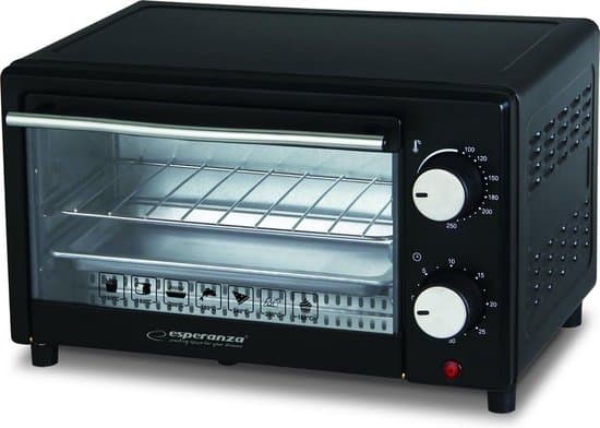 esperanza ek004 calzone mini oven vrijstaand 250 c zwart
