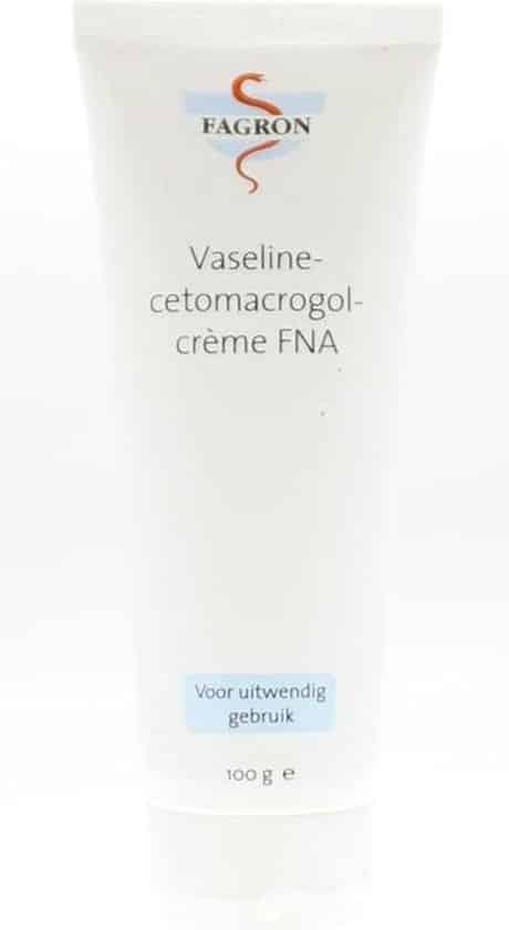 fagron vaseline cetomacrogolcreme fna tube 100 gram