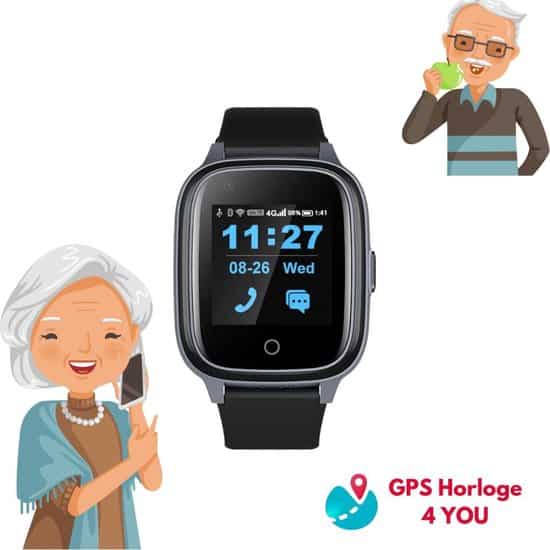 gps horloge 4 you gps horloge senior smartwatch voor ouderen gps