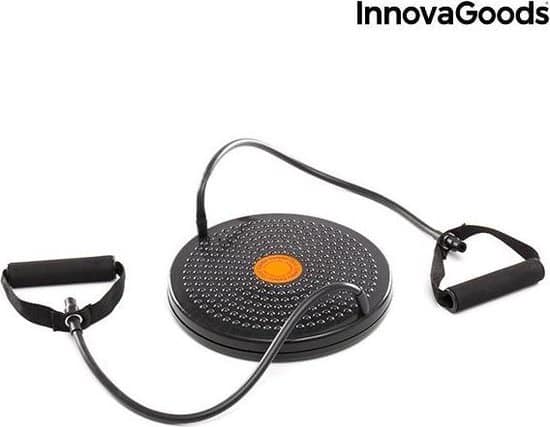 innovagoods cardio twister disc hometrainer met trainingsboekje maat