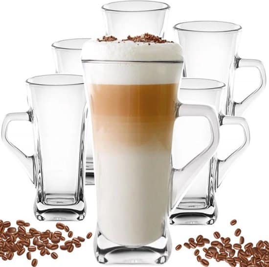 luxe latte macchiato glazen irish coffee glazen latte glazen 330ml 6