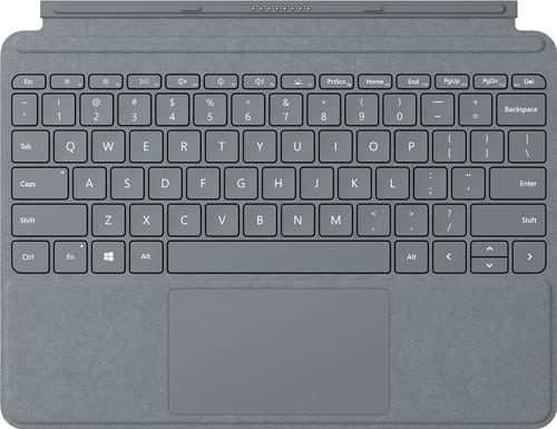 microsoft surface go type cover qwerty grijs