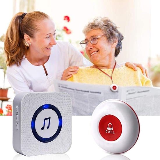 noodoproepknop voor senioren verpleging ouderen paniekalarm radiokalarm