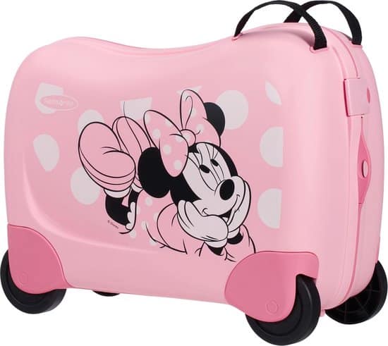 samsonite ride on dream rider disney minnie mouse dots kinderkoffer 1