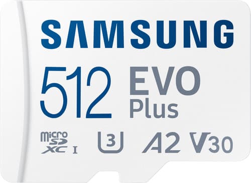 samsung evo plus 512gb microsdxc uhs i u3 130mb s full hd 4k uhd memorycard