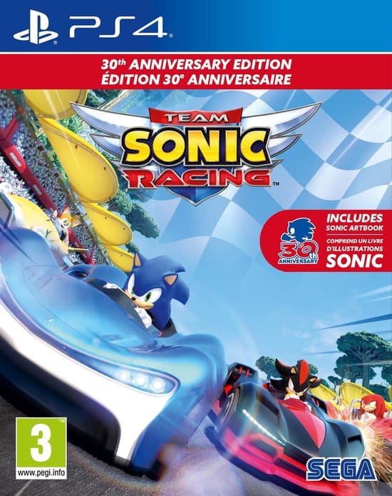 team sonic racing 30th anniversary edition ps4