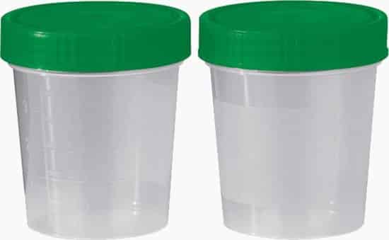 urine potjes 10 stuks 100 ml afsluitbaar herbruikbare containers