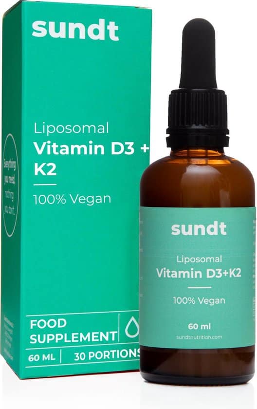 vitamine d3 k2 supplement liposomaal van sundt 60 ml 100 vegan