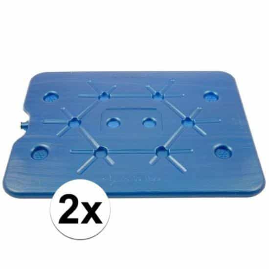 2 stuks platte koelelementen 32 x 25 cm