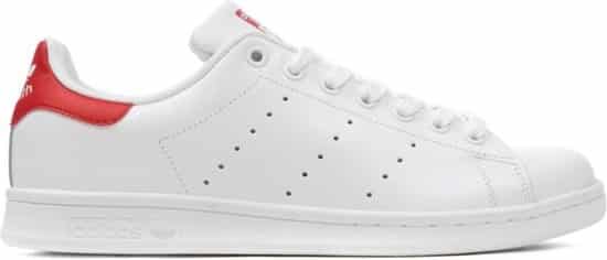 adidas stan smith sneakers unisex wit rood maat 43 1 3