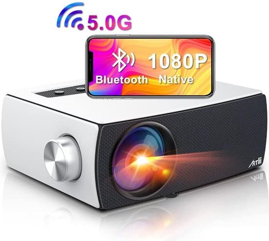 artlii enjoy 3 native 1080p mini projector 5ghz wifi bluetooth wit