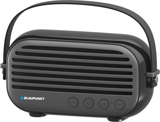 blaupunkt speaker vintage fm radio zwart