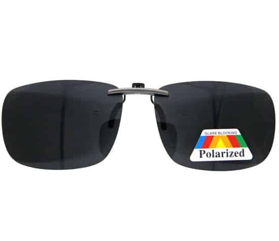 clip on zonnebril voorzet overzet opzet zonnebril gepolariseerd zwart