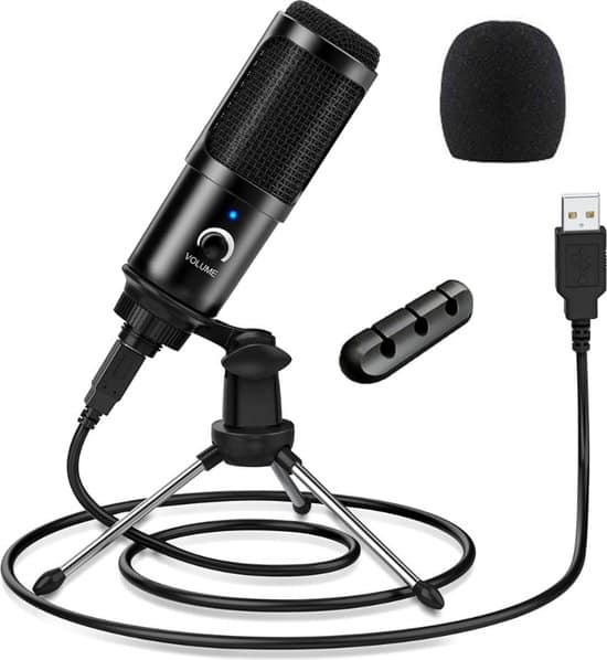condensator microfoon voor pc studio microfoon gaming microfoon usb 1 2