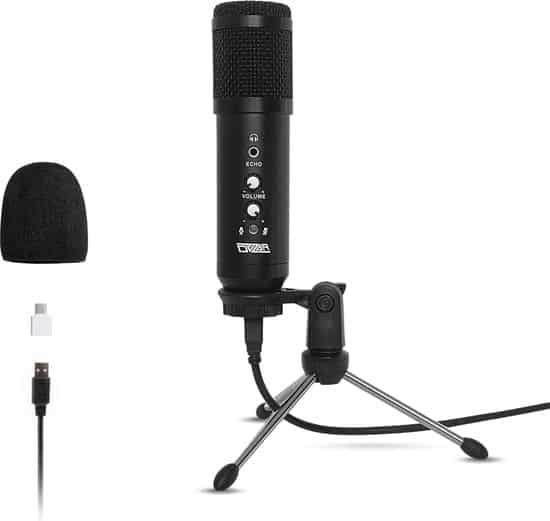 dazar yxc7 microfoon met statief geschikt voor pc studio podcast