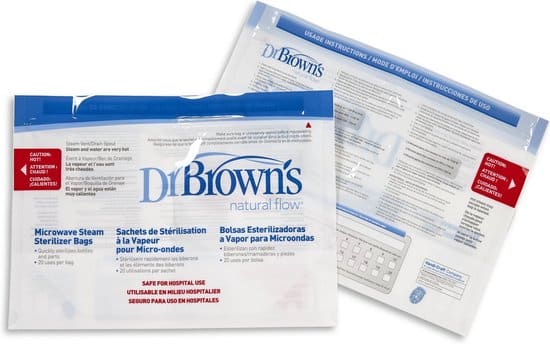 dr browns magnetron sterilisatiezakjes 5 stuks